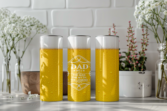 "Best of Dad" Tumbler 590 ml – Hält Getränke zuverlässig warm und kalt