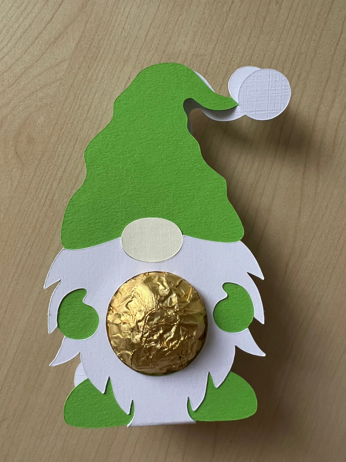 Süße Wichtel-Verpackungen aus Tonpapier für Weihnachten und Nikolaus