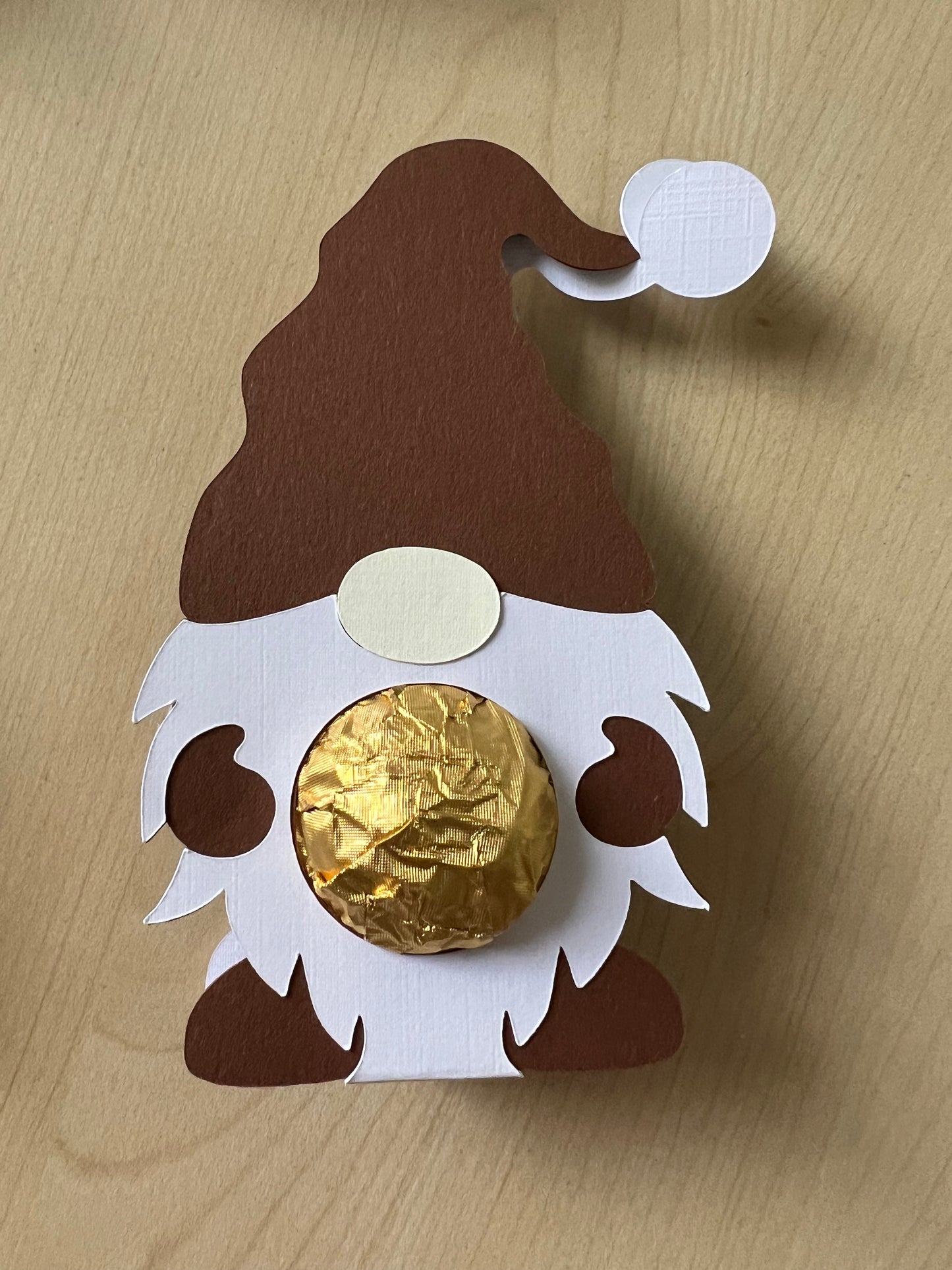 Süße Wichtel-Verpackungen aus Tonpapier für Weihnachten und Nikolaus