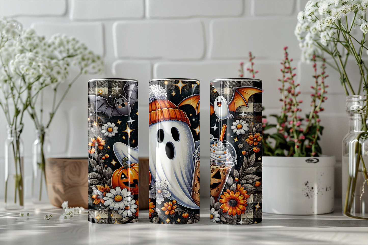 „Best of Halloween“ Tumbler 590 ml Thermobecher mit Aufdruck – Hält Getränke zuverlässig warm und kalt