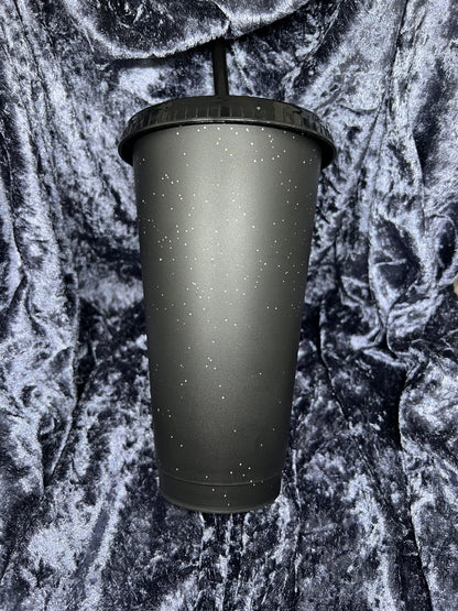 Personalisierte 710 ml Trinkbecher/Kunststoffbecher BPA-frei: Ein stylisches Trinkerlebnis in Ihrer Lieblingsfarbe - Glitzer!